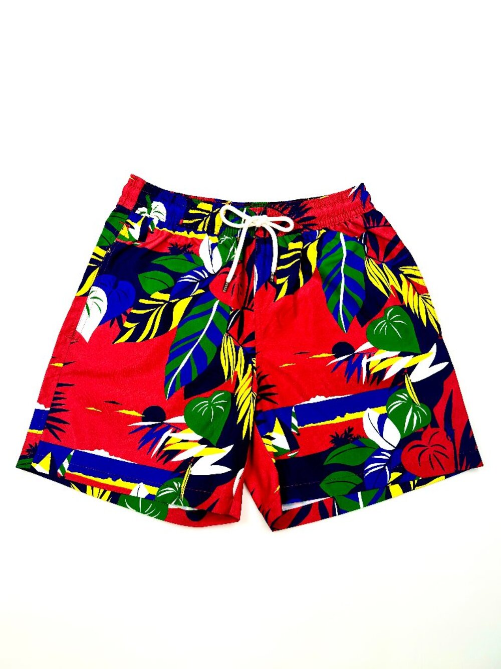 NWT POLO RALPH LAUREN 5½-INCH TROPICAL TRAVELER SWIM TRUNKS